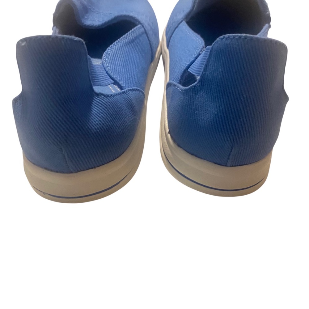 Clarks Cloudstepper Women's Blue Canvas Slip-On Shoes Sz 9.5 - Picture 4 of 8